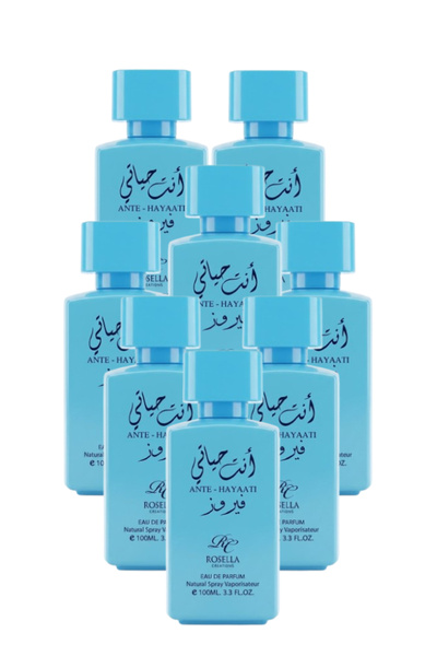 ROSELLA 8 قطع من عطر أنت هايتي الأزرق 100 مل