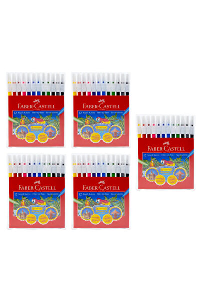 Faber Castell قلم فلوماستر 12 قطعة 5 قطع