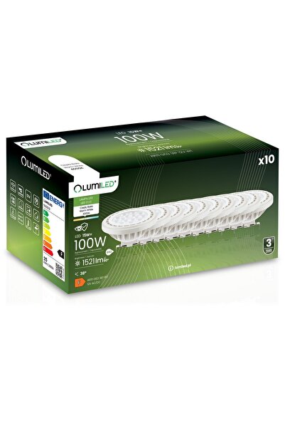 Lumiled 10x Bec LED G53 Reflector AR111 15W = 100W 1521lm 4000K Neutru 38 °  ...
