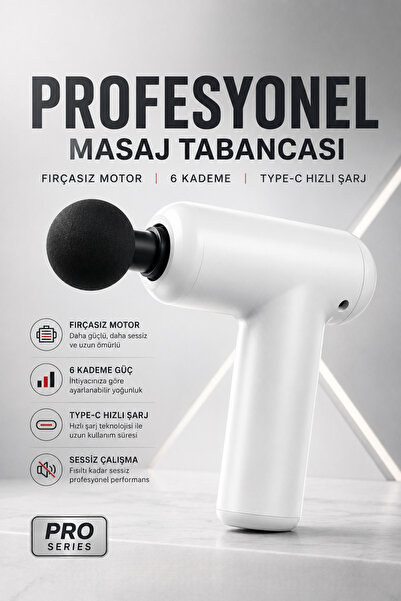 MO DOU Profesyonel Masaj Tabancası Şarjlı Massage Gun Mini Sporcu Masaj Aleti...
