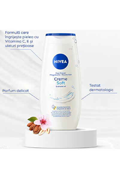 NIVEA Απαλό Κρεμώδες Αφρόλουτρο, 250 ml