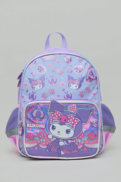 R&B Kuromi Print 14" Backpack