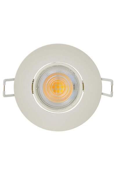 Duravel LED Recessed Downlight Spotlight, 5.8W, Adjustable Ceiling Light, White