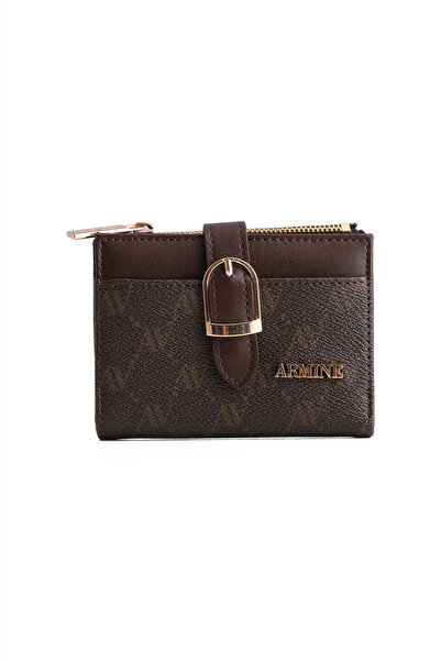 Armine Dotted wallet coffee