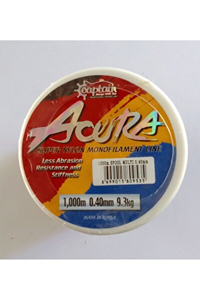 CAPTAIN Acura 0.40mm 1000 Metre Monofilament Bobin Misina