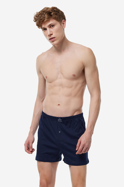 Malabadi Men's Navy Blue Premium Collection Wide Fit Modal Large Size Boxer 254