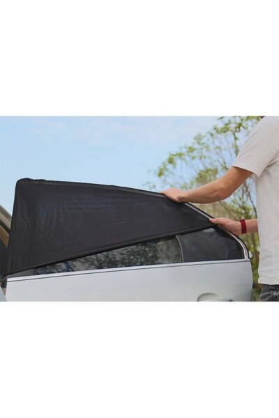 Cangaroo Parasolare Geam Lateral Auto Sunnic, Set 2 buc, 74x49 cm, Velcro, An...