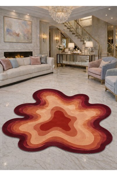 Rugs Modern Halı Sdt Mixed Patterned Modern Woven Base Decorative Carpet Sdta...