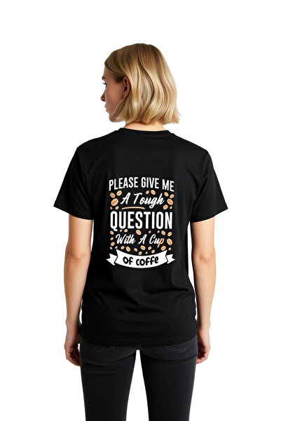 PayBuy Women's Coffee Printed Short Sleeve T-Shirt Humor Design Relaxed Fit f...