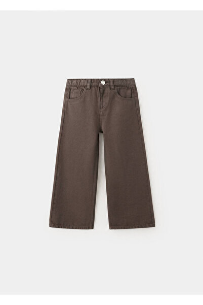 MANGO Baby Yıldız yamalı wide leg jean