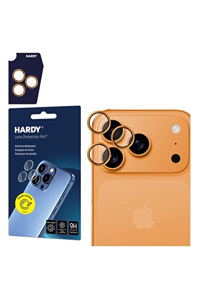 3MK HARDY Προστασία Φακού Pro για Apple iPhone 17 Pro / 17 Pro Max Πορτοκαλί