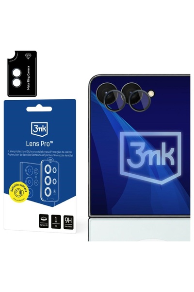 3MK Προστασία Φακού Pro για Samsung Galaxy Z Flip 8 Μαύρο