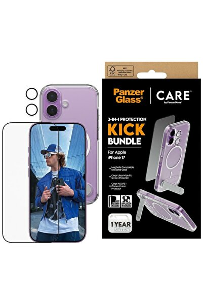 CARE by PanzerGlass® CARE by PanzerGlass Θήκη Kick 3 σε 1 + Γυαλί + Κιτ Προστ...