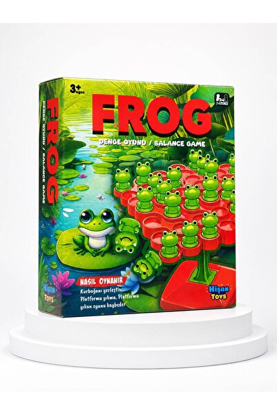 Hişan toys Kurbağa Eğlenceli Oyuncak Çocuklar İçin Eğitici Renkli Denge Oyun ...