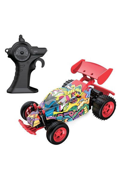 OEM Buggy RC Drifter cu design Graffiti, cu telecomandă, scară 1:24 (Bateriil...
