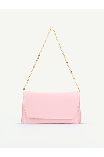 HONEY BAG Women's Hand and Shoulder Bag with Side Magnet Detail and Chain Str...