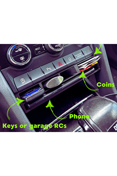 OXEROM Skoda Kodiaq Karoq Konsol Organizer Plastik Baskı