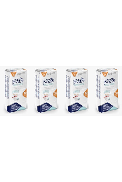 PREDO Pampers/Pachet promo scutece adulți tip chilot – 4×30 buc/set marimea M...