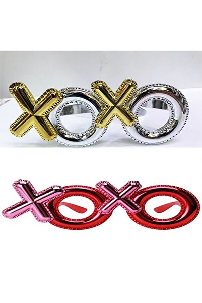 Marsilyan Xoxo Party Glasses 2 Colors 2 Pieces () Ilkel-Grp9Y84