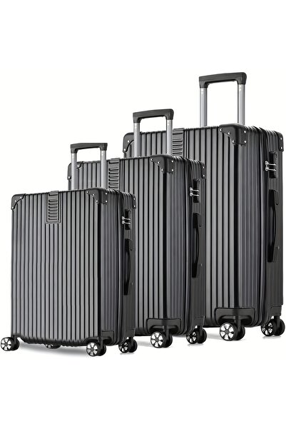 VUCATIN Lightweight Hard-Shell Luggage Set (20/24/28 inches) | Three-Piece Sp...
