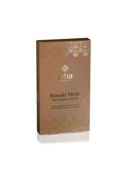 isha Vopsea de par naturala blond -miere- 100g,