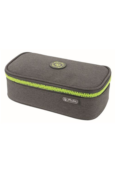 Herlitz Penar tip etui beatBox ABC, Herlitz, culoare gri / galben