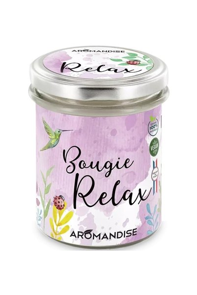 Aromandise Lumanare parfumata naturala Relax, vegana, 150g