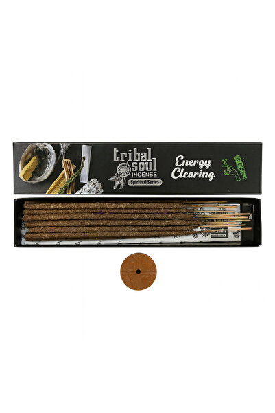 craftmystic Tribal Soul Energy Clearing Incense Sticks + Ceramic Stand – Ener...