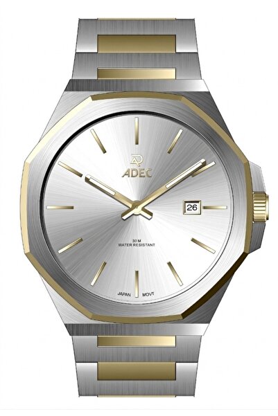 Adec Ag24119-4 Steel Case Cord Case Calendar Japanese 3 Atm Water Resistant M...