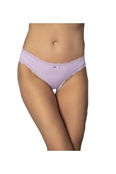 VELVET TOUCH Γυναικεία σλιπ με δαντέλα λιλά 1112606LIL, Μέγεθος M