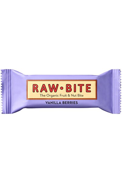 raw bites Baton energetic cu fructe de pădure, nuci și vanilie, fără zahăr ad...