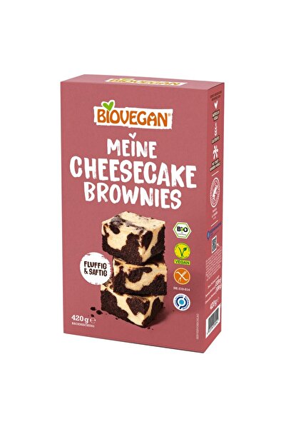 Biovegan Amestec pentru brownie cheesecake organic fără gluten, 420g