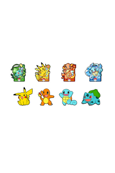 choice2 Bandai 8pcs brooch 8pcs Set Anime Enamel Pin Badges - Pikachu Charman...