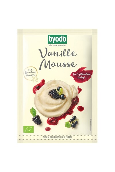 Byodo Mix pentru mousse de vanilie, fără gluten, bio, 36g