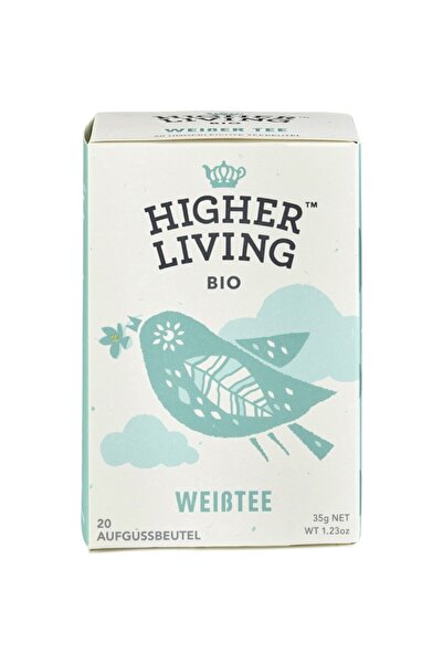 HIGHER LIVING Ceai alb 20 plicuri bio, 35g