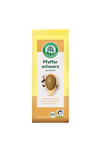 Lebensbaum Piper negru măcinat bio, 50g