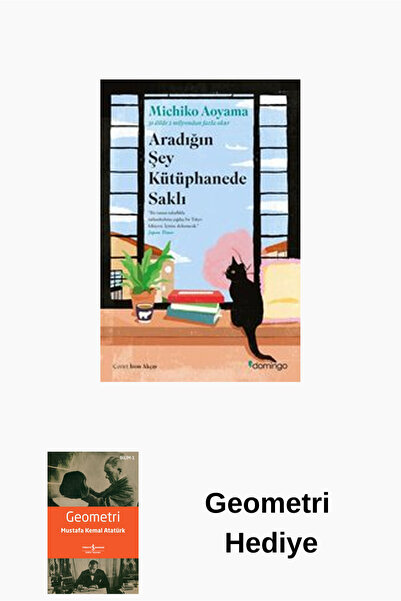 Domingo Yayınevi Aradığın Şey Kütüphanede Saklı + Geometri Hediye