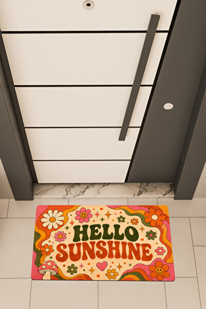 Dormot DEAS HOME, Ψηφιακή Εκτύπωση, HELLO SUNSHINE Πολύχρωμο Ρετρό Μποέμ Θέμα...