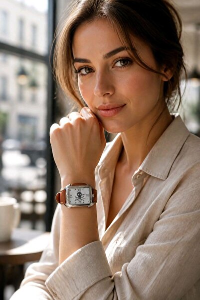 Monalisa Home Premium Leather Strap Watch
