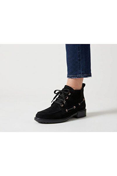 MARCO ROCCO Genuine Leather Suede Lace-Up Zippered Boots Women's Shoes