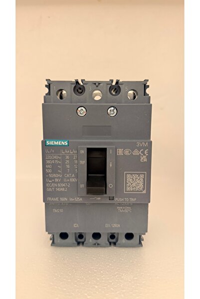 Siemens 3VM1112-3ED32-0AA0 160A 3 kutuplu Kompak şartel