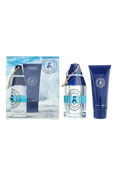 Caribbean Joe Set Caribbean Joe: Island Supply Turquoise Waters, Eau De Toile...
