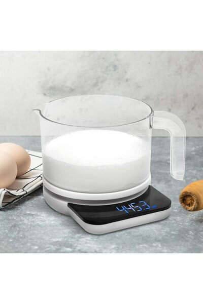 Alista Home Graduated measuring cup with digital scale 800 ml, 3 kg, LCD scre...