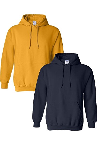 GILDAN Men's Fleece Hooded Sweatshirt