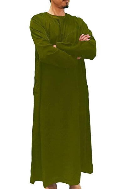 Desert Cactus Cool Kaftans Men's Moroccan Dress Jilbab Kaftan Abaya Gold Red ...