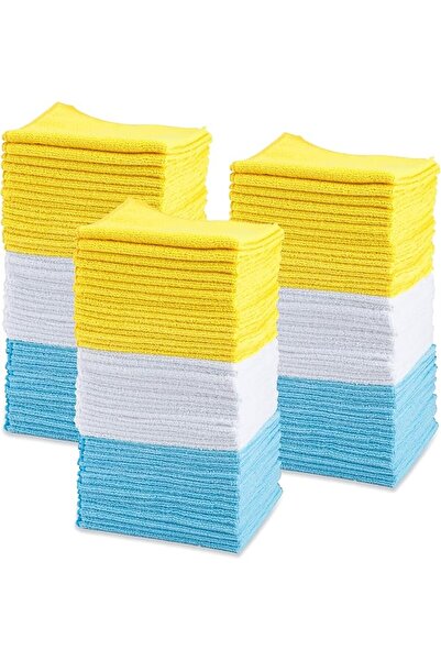 Amazon basics Microfiber Cleaning Cloth, Non-Abrasive, Reusable and Washable,...