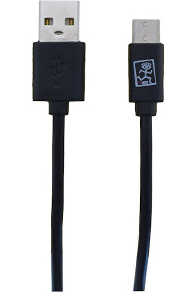 2go Καλώδιο USB 2.0 USB-C αρσενικό - USB-A Μαύρο 1μ (795782)