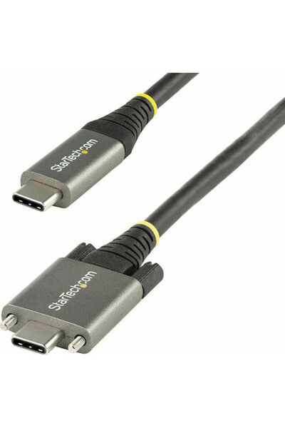 startech Καλώδιο βίντεο USB 3.2 USB-C Αρσενικό σε USB-C 100W PD Γκρι 0,5μ