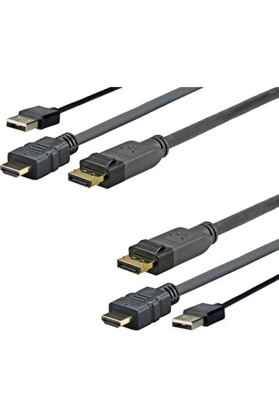 VivoLink Καλώδιο HDMI Αρσενικό σε Αρσενικό 1μ Μαύρο Κωδικός: PROHDMIUSBDP1