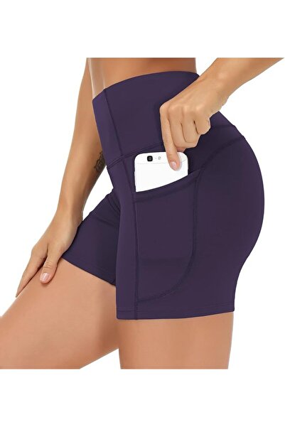 THE GYM PEOPLE High Waist Yoga Shorts for Women Workout Biker Shorts | Tummy ...
